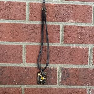 Park Lane Vintage Chocolate Floating Gem Pendant Necklace